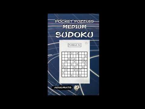 Book: Pocket Puzzles - Medium Sudoku (large print).