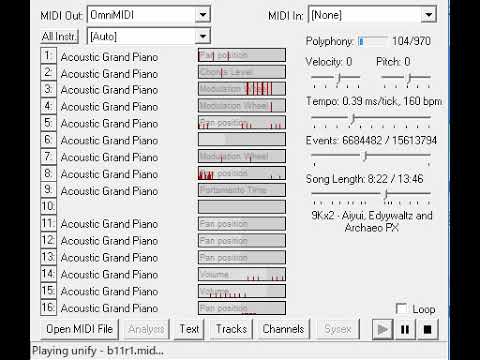 [Black MIDI]  TMIDI  Unify b11r1  7.77 Million Notes  Legit Run