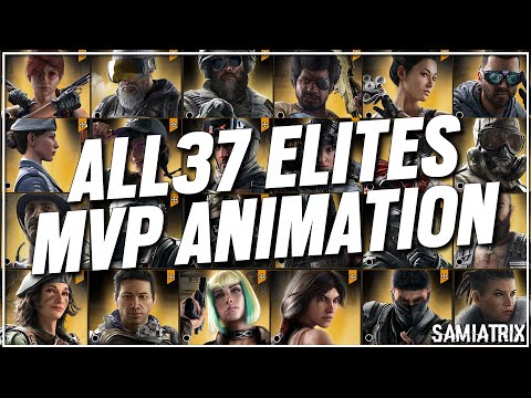 All 37 Elites MVP Animations - Rainbow Six Siege