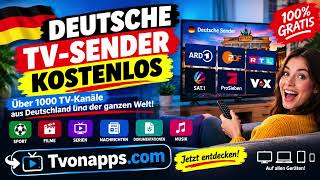 Deutsche TV-Sender kostenlos online schauen 🇩🇪 | #tvgermany