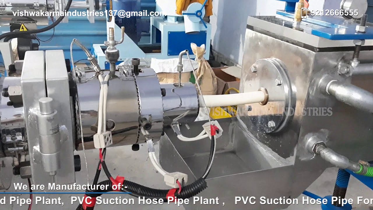 PVC Electrical Conduit Pipe Plant / PVC Electrical Pipe Making Machine By Vishwakarma Industries