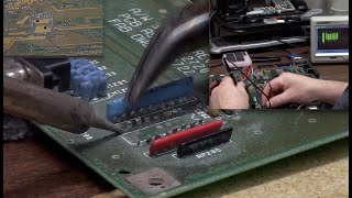 The Titanic Amiga 2000 repair P2 Cutting out chips!