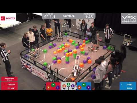 HBS Pheonix 10173U - Tray deploy off tower - VEX Robotics Competition UK National Championship 2020