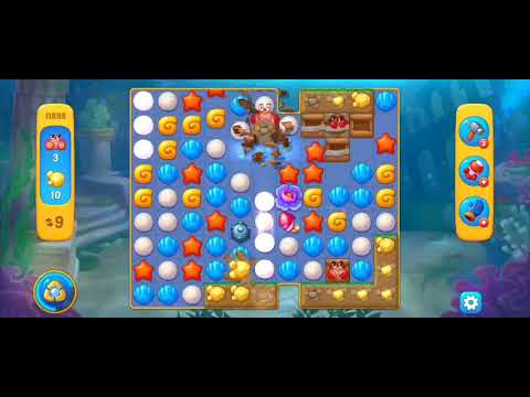 Fishdom Easy Level 11898 (with ingame lightning booster) @choraelmin