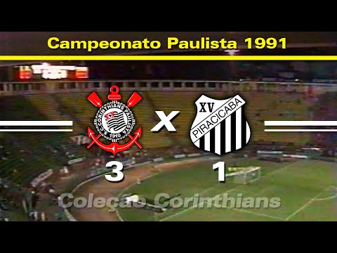 Corinthians 3 x 1 XV de Piracicaba - 24 / 07 / 1991 - Campeonato Paulista
