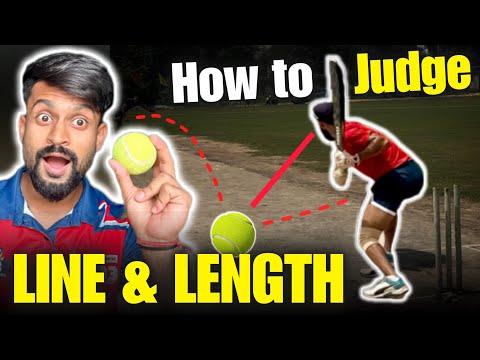 How to Judge LINE and LENGTH of the ball in TENNIS / LEATHER Cricket: 5 LIFE Changing TIPS 🔥✅