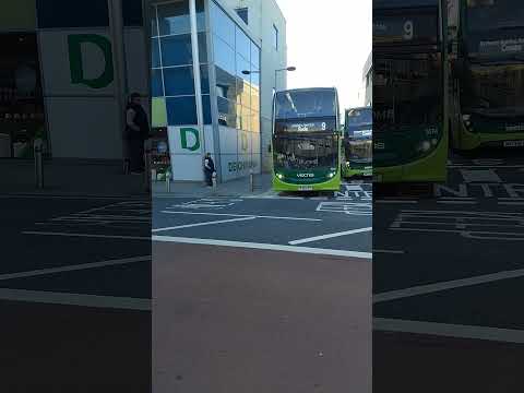 1614 ADL enviro 400 on route 9 to ryde via staplers and Wotton