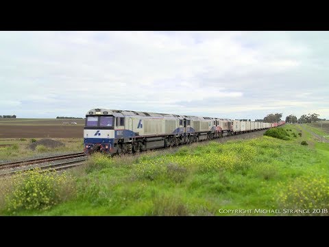 SCT/SBR 7922V With Bradken Livery BK001 & BK002 (1/6/2017) - PoathTV Australian Trains & Railways