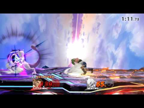 LITTLE MAC VS MEWTWO