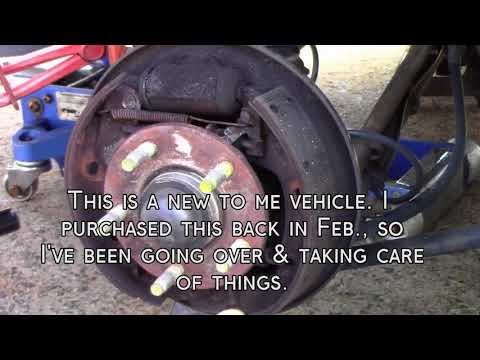'00 Mercury Sable Drum Brake Job Part 1