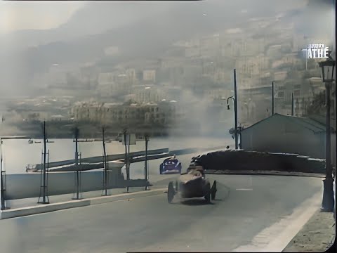 Race Footage First Ever Monaco Grand Prix 1929 [960p] [50FPS] [colorized] [restored]