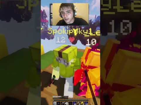 LOL! Abandoned in Minecraft Bedwars! #viral