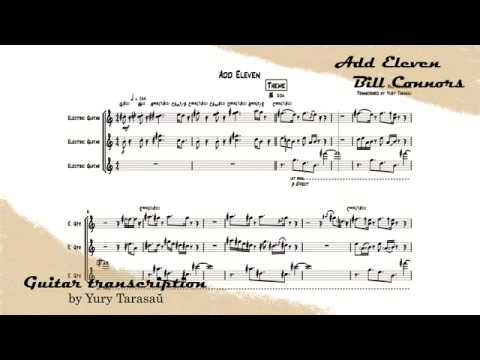Bill Connors - Add Eleven (Guitar transcription)