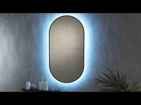 Миниатюра изображения товара Зеркало Silver Mirrors Viva Black 55x105 / LED-00002689