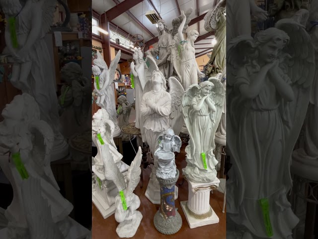 Vídeo relacionado con Handsider Estatua de jardín de ángel rezando, escultura religiosa de hadas impermeable, decorativa, decoración artística para patio, césped, patio, adorno de inauguración de la casa, ángeles HSa-1