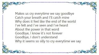 Diana Krall - Everytime We Say Goodbye Lyrics