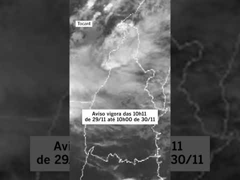 Alerta de perigo para chuvas intensas inclui Augustinópolis