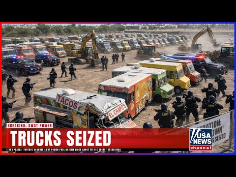 DEA Destroys Cartel Food Truck Fleet — 100 Mobile Vendors Selling Drugs With Tacos