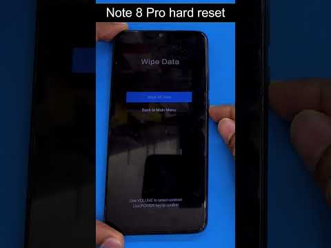 Redmi note 8 pro hard reset 2023 #shorts #shortvideo #hardreset