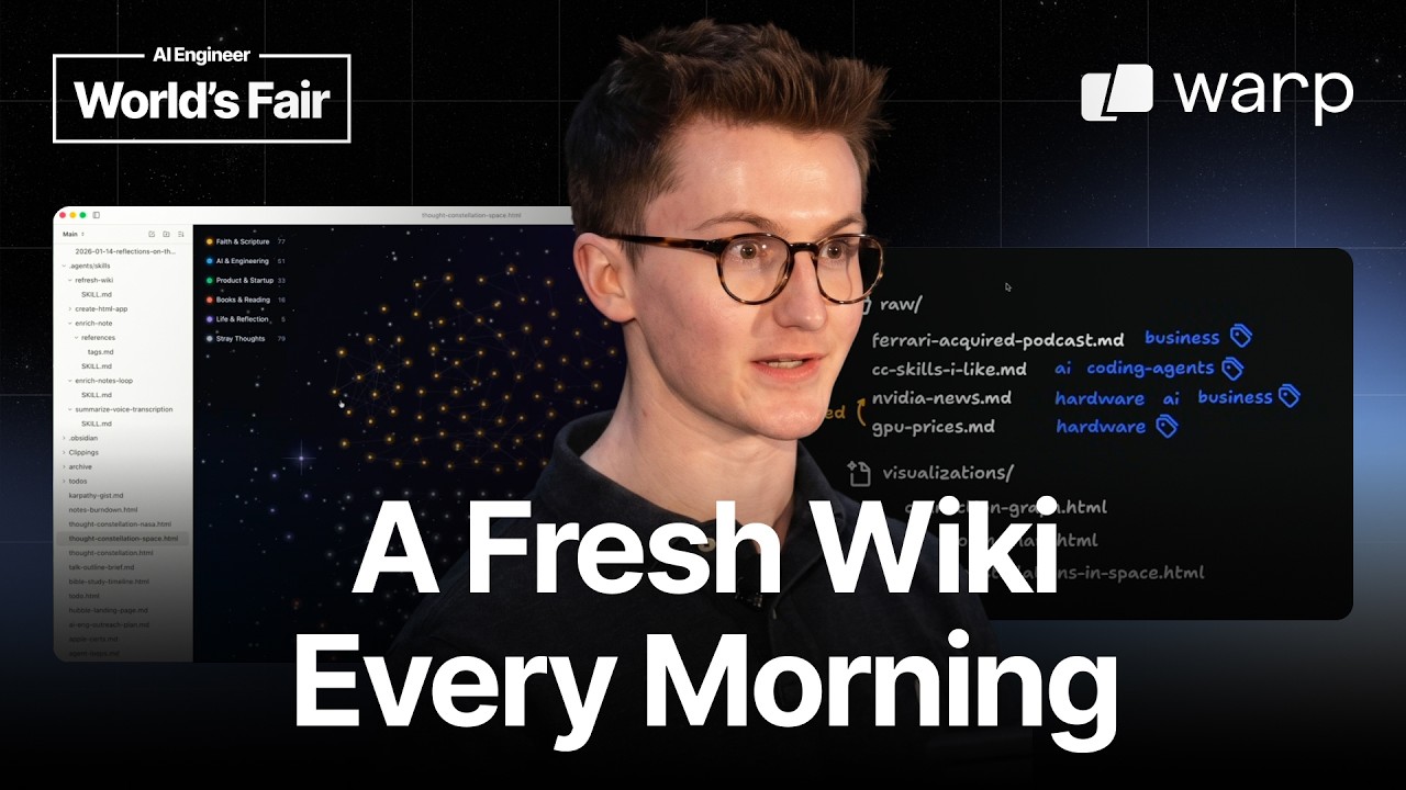 LLM Knowledge Bases: a practical guide — Ben Holmes, Warp