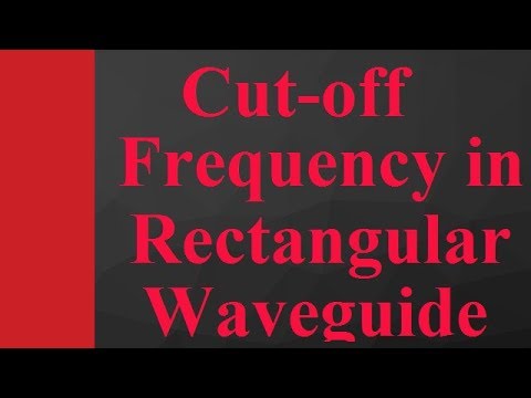 Cut off frequency in rectangular waveguide in Microwave Engineering by Engineering Funda