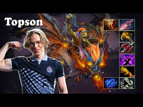 Topson - Batrider Midlane | Dota 2 7.31d Gameplay