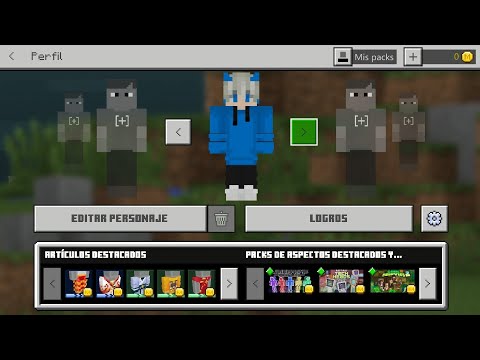 How to Download Skins in Minecraft PE Android 2023 - (editable)