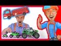 Monster Truck Toy And Others In This Videos For Toddlers 21 Minutes With Blippi Toys