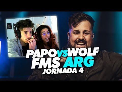 REACCIÓN 🔥 PAPO vs WOLF #FMSARGENTINA JORNADA 4 ¡SANGRE!
