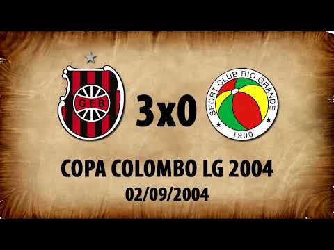 G.E.Brasil 3x0 Rio Grande - Copa Colombo LG 200
