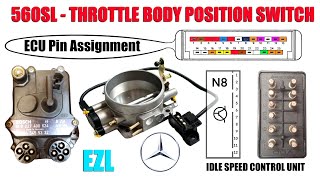 560SL - Test wyłącznika położenia przepustnicy (TPS) w układzie KE-Jetronic