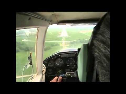Landing at Tatri airport Poprad Slovakia LZTT