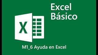 6 Ayuda en Excel