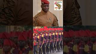 Made in Burkina Faso Cadet and Security forces uniform. Ibrahim Traore has done it again