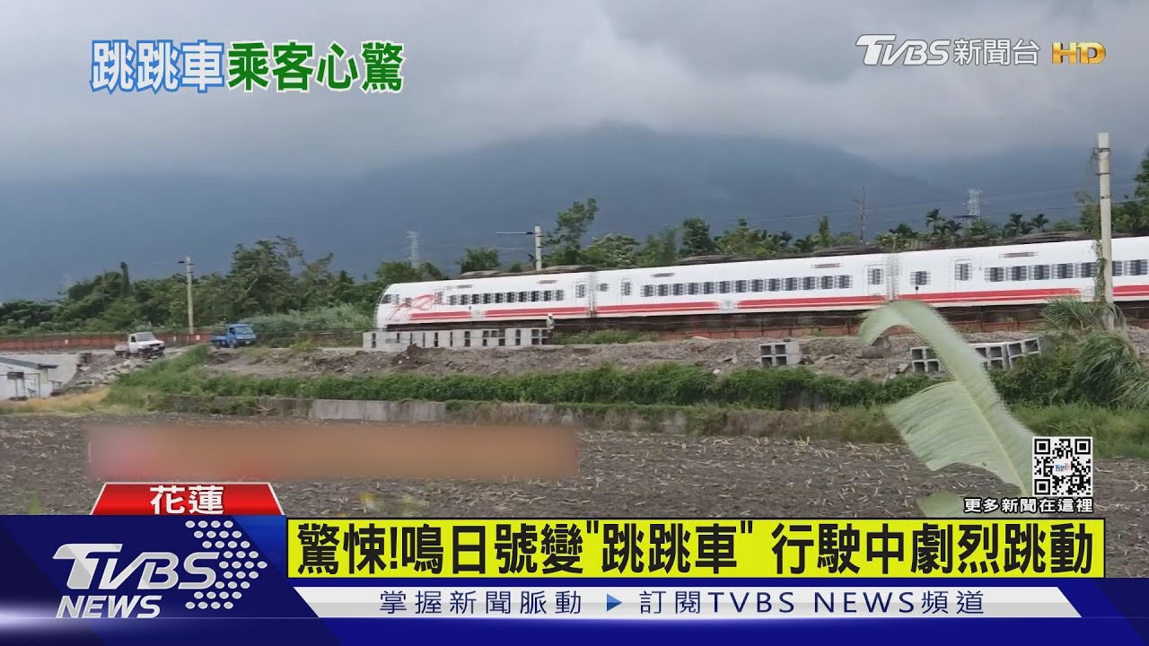 有片/跪求乘客陰影面積! 台鐵鳴日號行駛ing 上下「動次動次」狂跳動