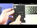 Apricorn Aegis Padlock A25-3PL256-1000 – kietasis diskas – 1 TB – USB 3.0