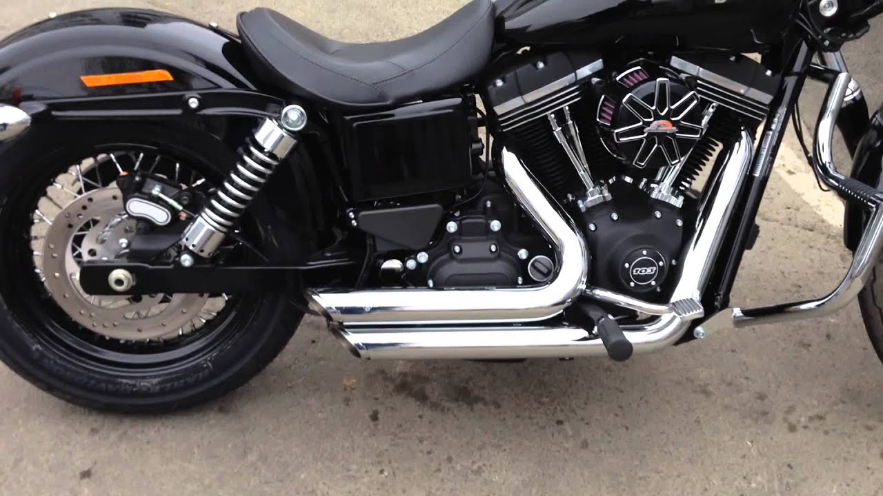 2014 Harley Davidson Dyna Street Bob FXDB Vance and Hines Shortshots w/ Std buffle