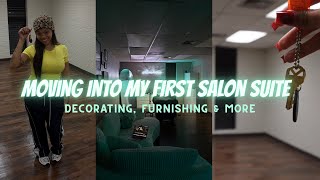 Moving Into My First Salon Suite || Esthetician Edition + Decorating  
