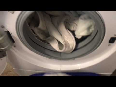 Washing mattress cover in washing machine Cleaning mattress cover Boiling wash White laundry Inst...