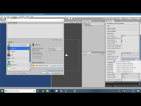 How to build apk in Unity 2017