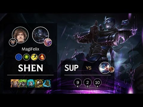Shen Support vs Sona - EUW Challenger Patch 10.3