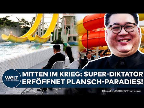 NORDKOREA: Kim Jong Un eröffnet Badeparadies -Mega Diktator feiert millionenschweres Prestigeprojekt