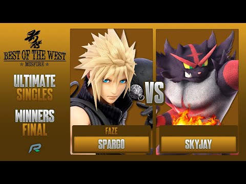 Best of the West II WINNERS FINAL -  Spargo (Cloud) Vs. Skyjay (Incineroar) - SSBU