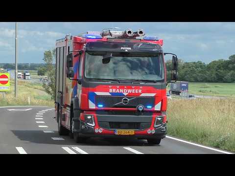 Medische Noodsituatie op Rijksweg A28 bij Putten | Brandweer Nijkerk en Putten met spoed onderweg