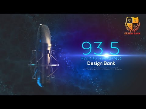ID #295 - Radio Logo Opener Reveal Intro Animation - Design Bank Logo Animation