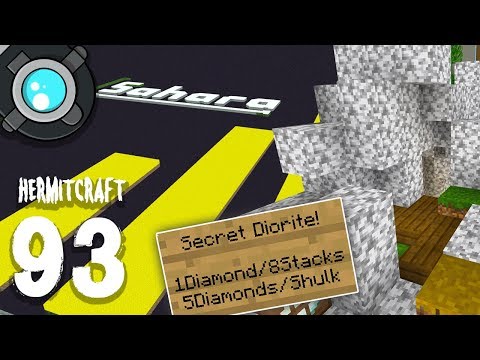 HermitCraft 6: 93 | SAHARA POSTERS & DIORITE!
