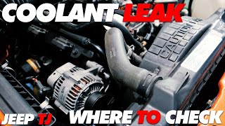 Coolant Leak Jeep TJ | Where to Check