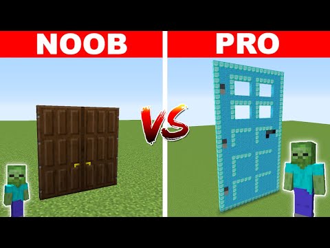 NOOB VS PRO DEV KAPI YAPMAK 😱 - Minecraft