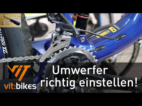 Adjusting the front derailleur correctly - It's easy vitbikesTV 054