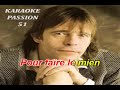 KARAOKE PIERRE BACHELET . Chateau de sable  1989  KARAOKE PASSION 51